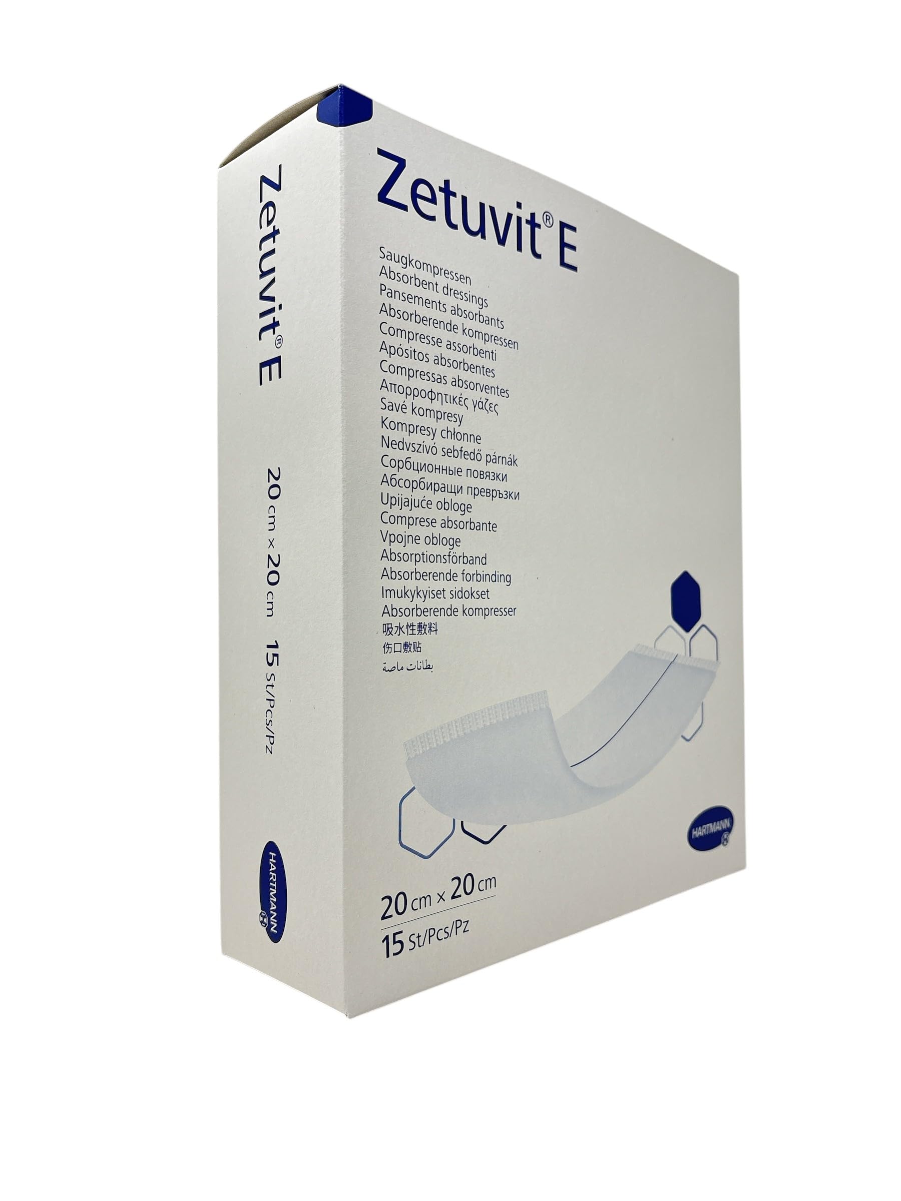Zetuvit E Sterile Dressing, 20 x 20 cm