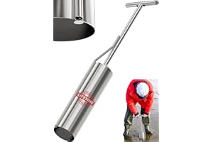 SturdyShape Clam Gun for Clamming Stainless Steel with Vent 36 Inch and 5 Inch Tube Diameter HD for Recreational Clam Diggers & Harvesters