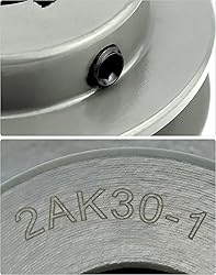 QWORK Double Groove Web Sheaves, 3.05"OD 1" Bore