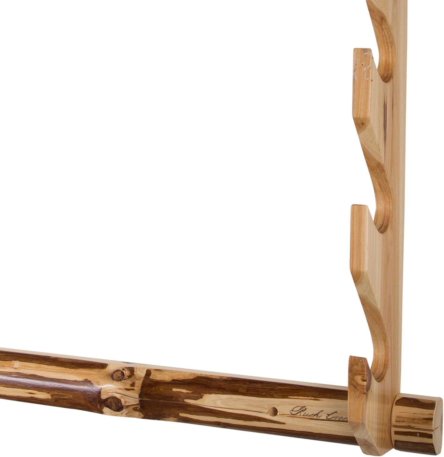 Rush Creek Creations 37-0099 Rustic Gun Wall Rack : Gun Cabinets : Sports & Outdoors