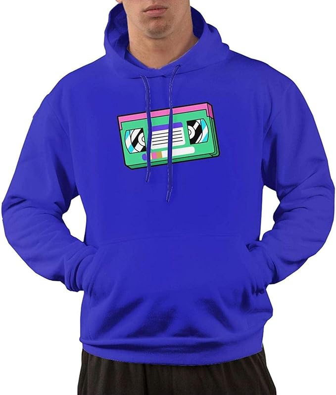 Felpe con cappuccio da uomo anni '80 con cappuccio e tasca frontale pullover felpa, XL Amazon Felpe con cappuccio da uomo anni '80 con cappuccio e tasca frontale pullover felpa, XL Amazon