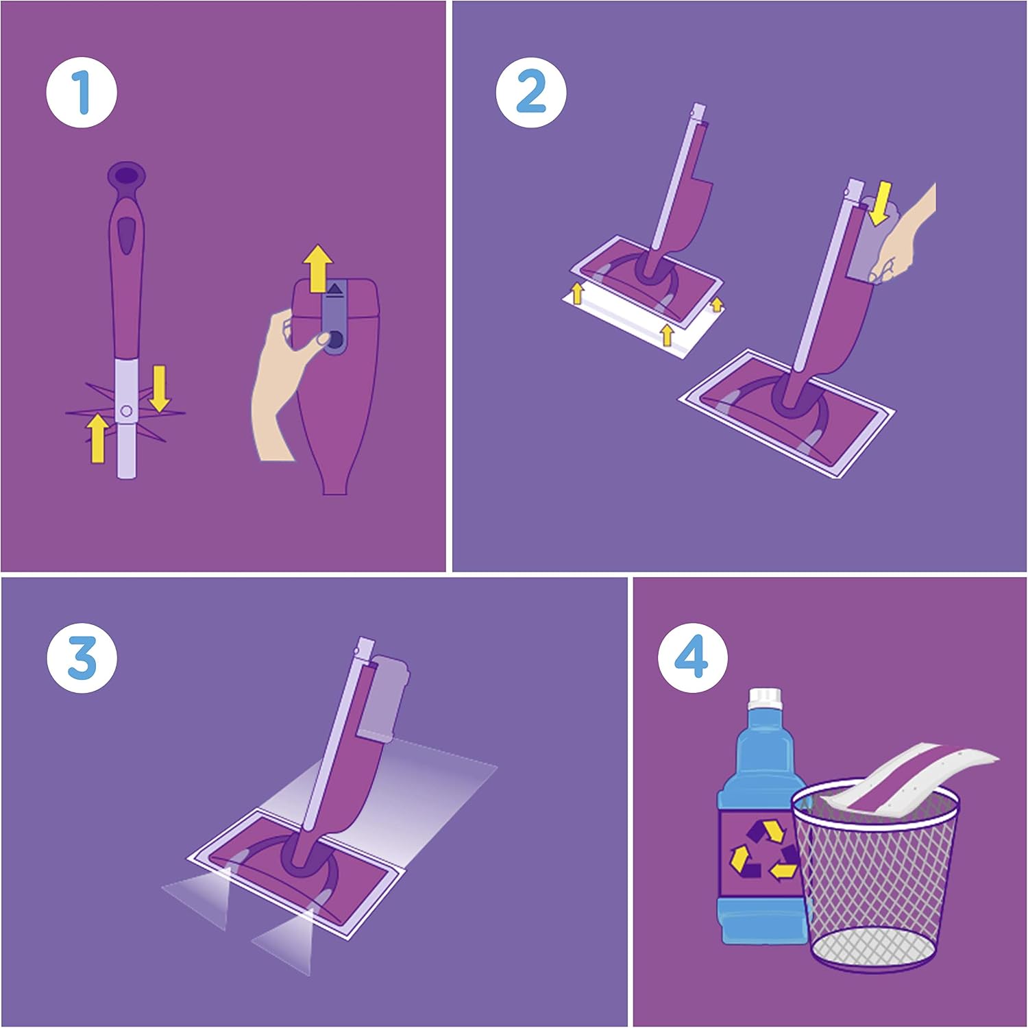 Cleaning Bundle: Flash Powermop Cleaning Solution Refill Liquid, Floor Cleaner, Fresh - Image 3