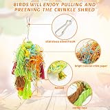 MYMULIKE 6 Packs Bird Shredder Toys for Small to Medium Birds Safe Natural view 2