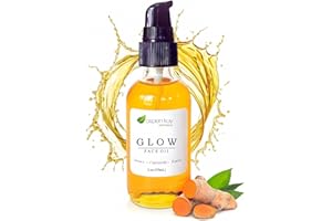 Aspen Kay Naturals Glow - Turmeric & Rosehip Face Oil, Natural & Organic Face Moisturizer with Turmeric, Camellia, Sea Buckthorn and Chamomile - Facial Serum - 2 oz