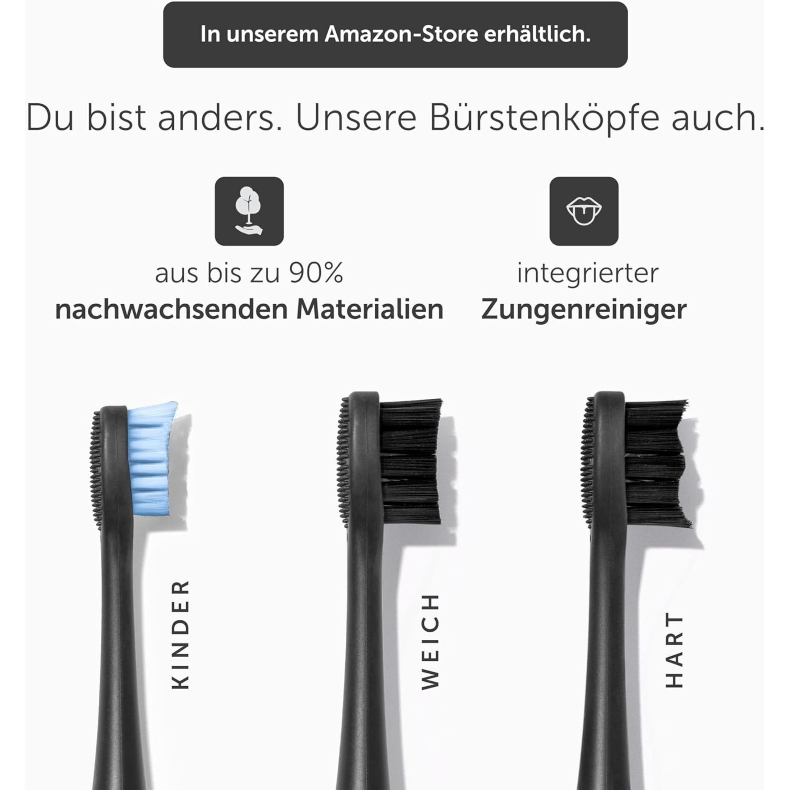 WonderSmile Schallzahnbürste Pro - Testsieger 2026* - Elektrische Zahnbürste IPX8, 4 Programme - mit Ladestation & 60 Tage Power Batterie mit Smart-Bürstenkopf (Ultimate Black) 8