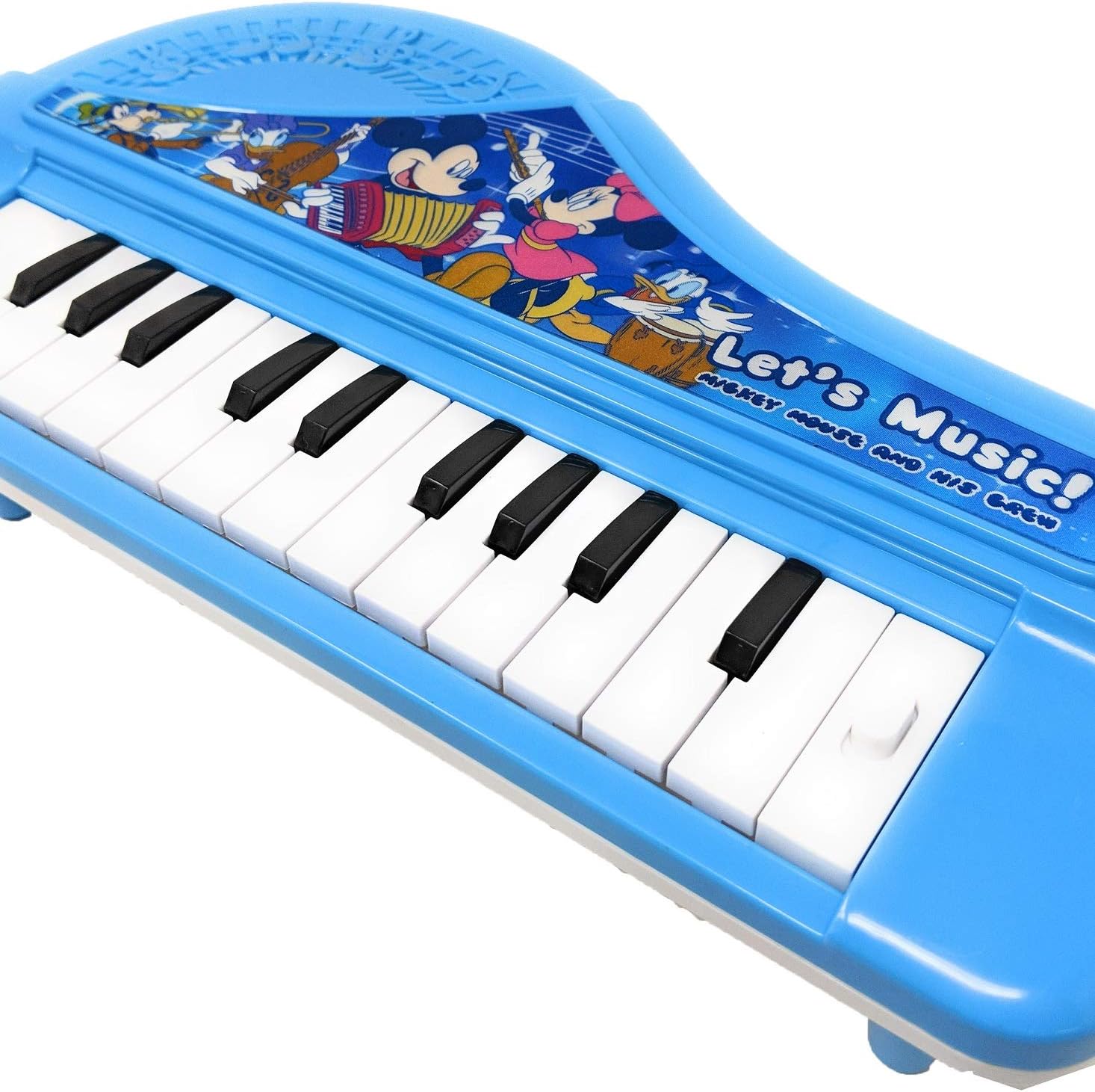 Amazon Disney ピカピカ 光る キッズ ピアノ 足つき 22曲入り ミッキーフレンズ ピアノ 鍵盤楽器 おもちゃ