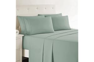 Clara Clark Twin XL Sheets - Hotel Luxury 5 Piece Bed Sheets for Twin XL Size Bed - Soft Bedding Sheets & Pillowcases, Fits M