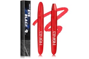 HOSAILY Eye Black Stick, Red Eyeblack Sporting Face Paint for Softball Baseball Football Lacrosse Long Lasting Cream Face Body Paint Stick for Halloween Costume Cosplay Parties Eye Makeup-Red,1pcs