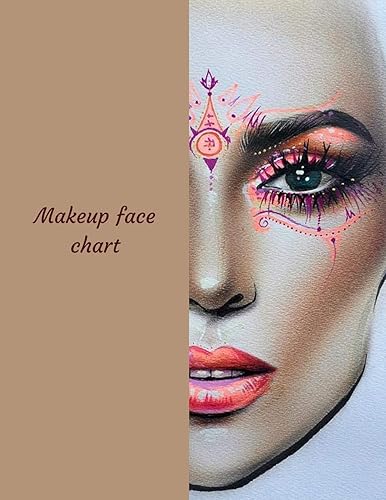 Download Makeup Face Chart: A Blank Makeup Face Chart for Makeup Artists PDF