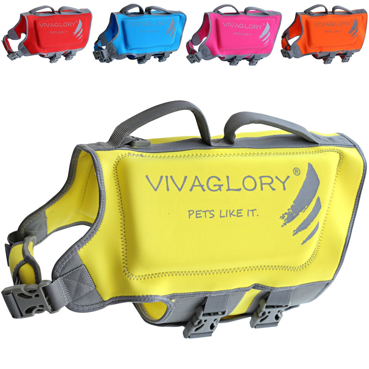 SkinFriendly & Durable Premium Neoprene Dog Life Jackets with Superior