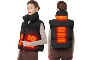 Moteoza Heated Vest for Women, Electric Vests with Battery Pack 5V 10000mAh Rechargeable Heating Vest Clothing for Hunting