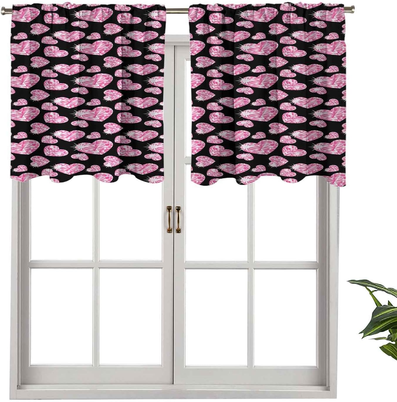 Hiiiman Cortina con aislamiento térmico para decoración del hogar