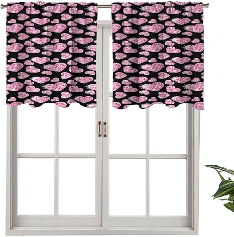 Hiiiman Cortina con aislamiento térmico para decoración del hogar