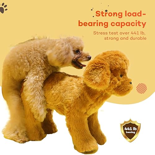Pet Dog Partner Toy for Male Estrus Dog,Teddy Sleeping Plush Toy with Sex  Interactive Sound,Chihuahua Puppy Dog Dummy Funny Vent Toy,French Bulldog  Anxiety Relief Toys,Doll Bride for Dog Wedding Gift in Saudi