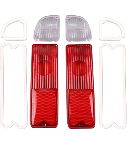 Amber Parking Light Lens Assembly For 1971-1972 Chevy Pickup – Pair (Left & Right)