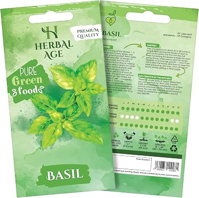 HERBAL AGE Mixed Herb Seeds Box 200+ Seeds Grow Your Own Kitchen Garden