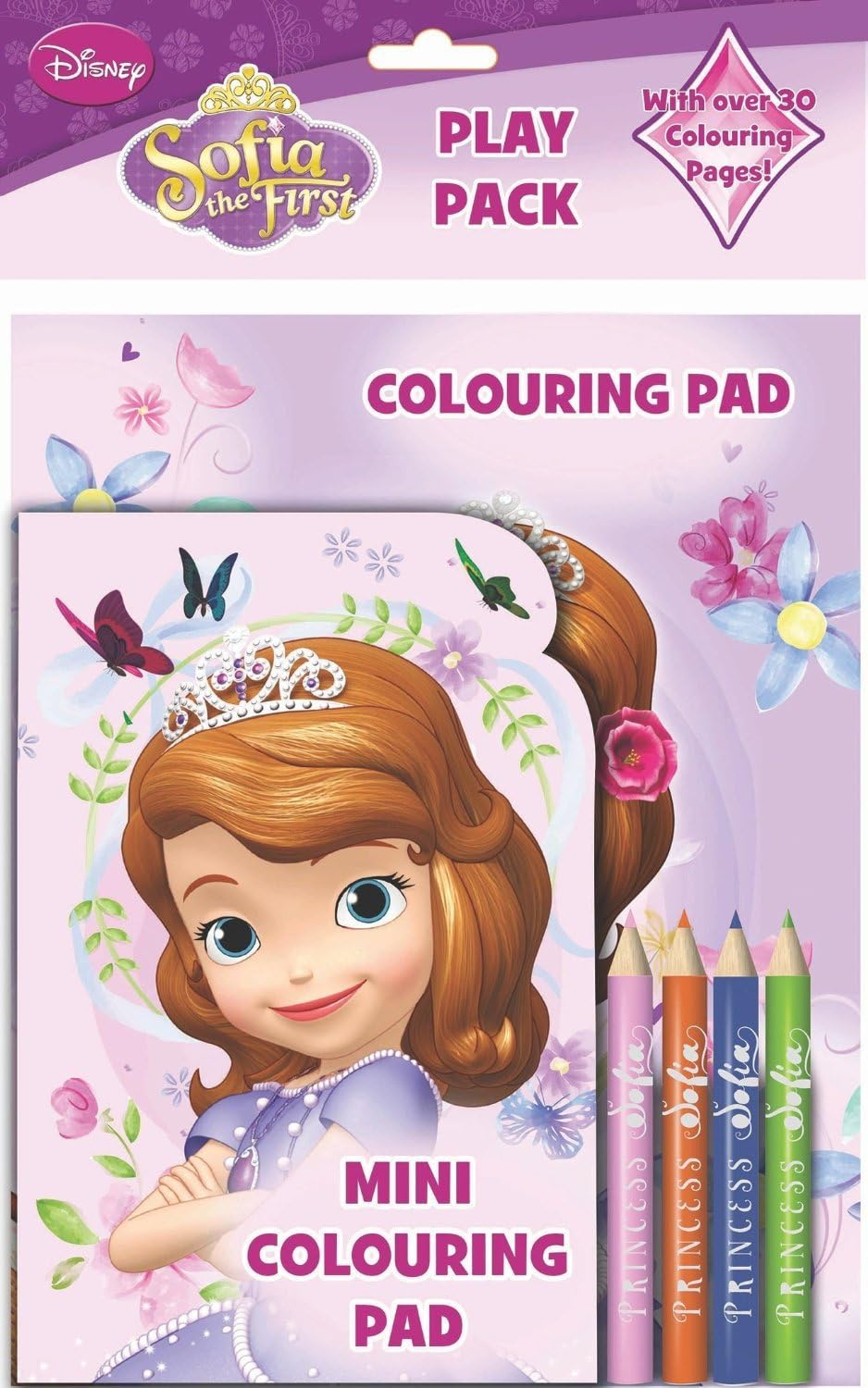 Disney Sofia The First: Play Pack (Colouring Pads & Pencils)