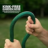 ZENO Reinforced Garden Hose Pipe 30M with Spray Nozzle Fittings view 6