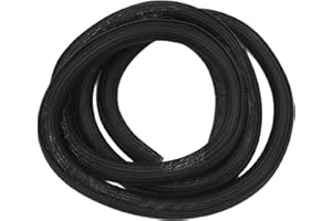 RASTKY 10FT High Temperature 25MM Black Self Rolling Split Wire Loom Tubing for Automotive Wire Management