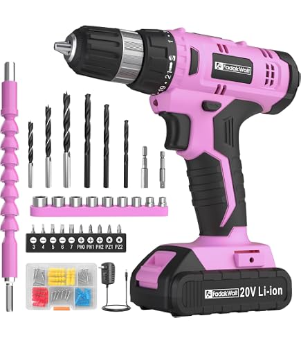 AC Adapter Charger For WORKPRO W004532A Pink 20V Li-ion Cordless Drill