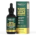 VitalWise Nano Lion's Mane Mushroom Tincture - Fast & Maximum Absorption Brain & Immune Support Organic Liquid Extract for Natural Memory, Focus & Clarity