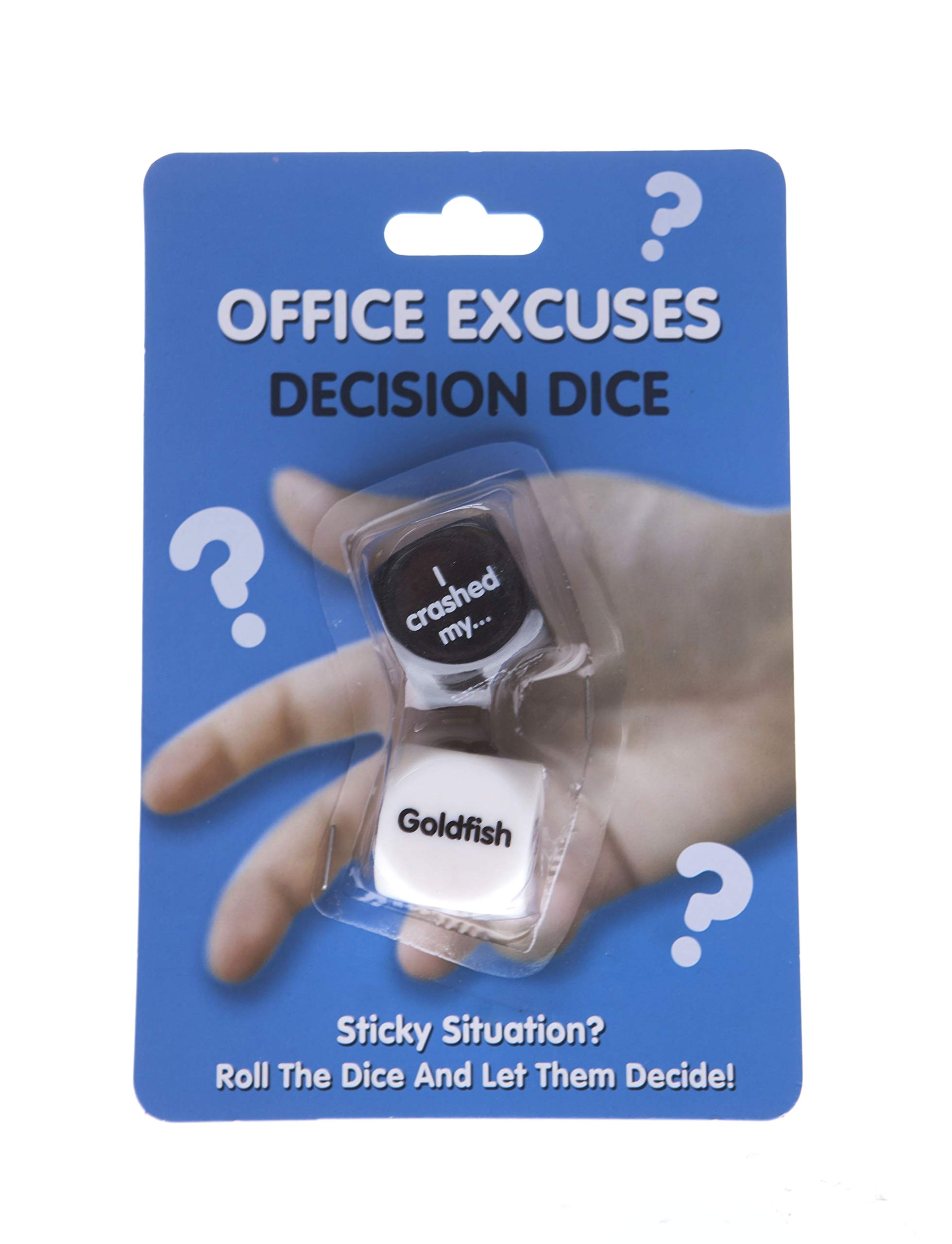 Boxer Gifts Office Excuses Dice | Funny Office Humor Desk Accessory | Novelty Gift for a Lazy Colleague | Great Secret Santa Gift, DK1111