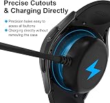 Jvchengxi 2 Pack Case for Samsung Galaxy Watch 4 44mm Screen Protector PC Bumper view 5