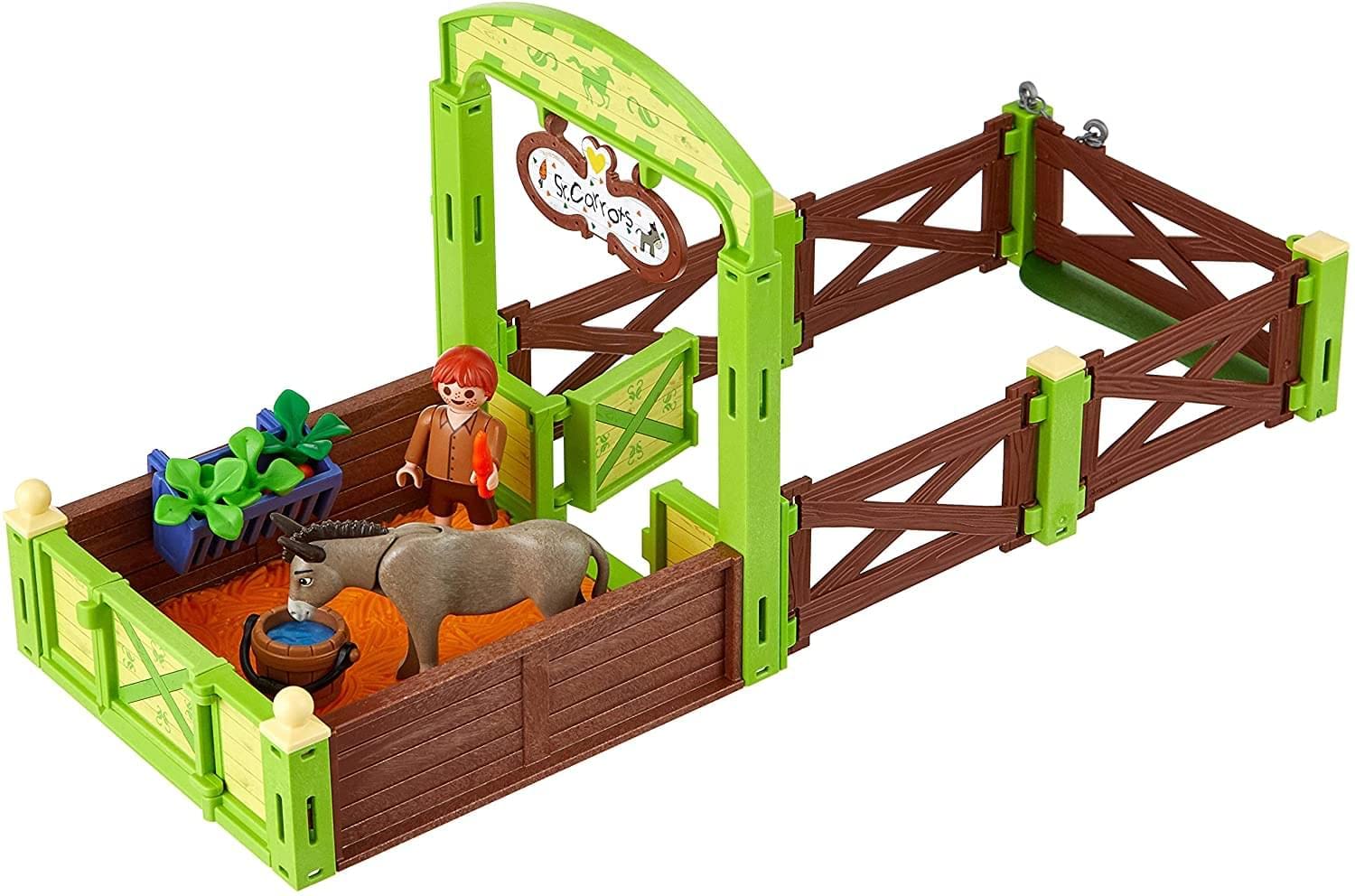 Playmobil 70120 DreamWorks Spirit Snips and Señor Carrots with Horse Stall, Fun Imaginative Role-Play, PlaySets Suitable for Children Ages 4+