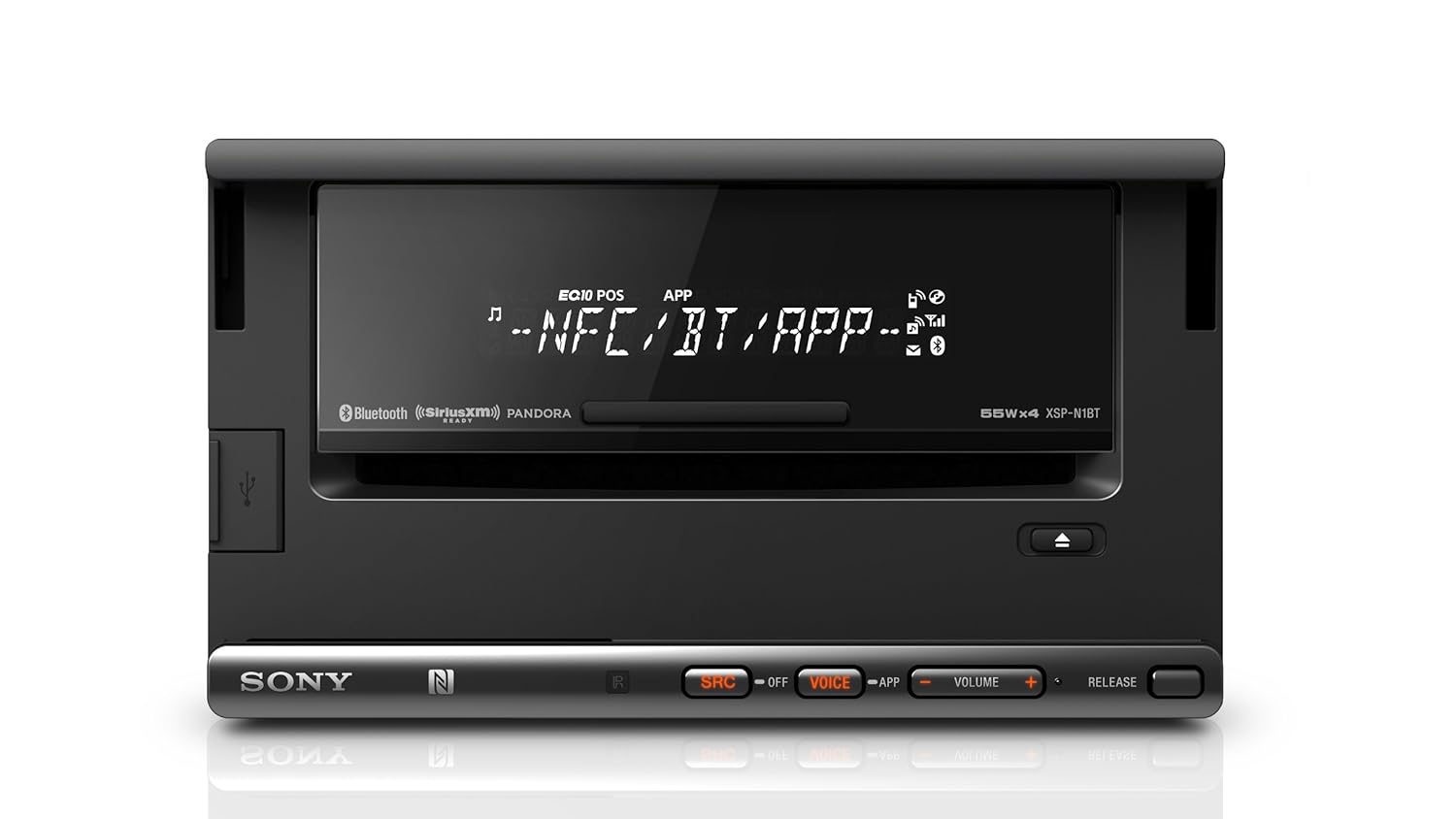 Sony XSPN1BT NFC Bluetooth Smartphone Cradle CD In-dash Receiver (Discontinued by Manufacturer)