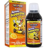 GirafKids Appetite Booster for Kids with L Lysine, 8 Fl Oz, Ages 4+ | Appetite Vitamins Syrup for Kids with L-Lysine, Inositol, Calcium, Vitamin B12 B6 B2 B1, Niacin - Healthy Growth &amp; Energy