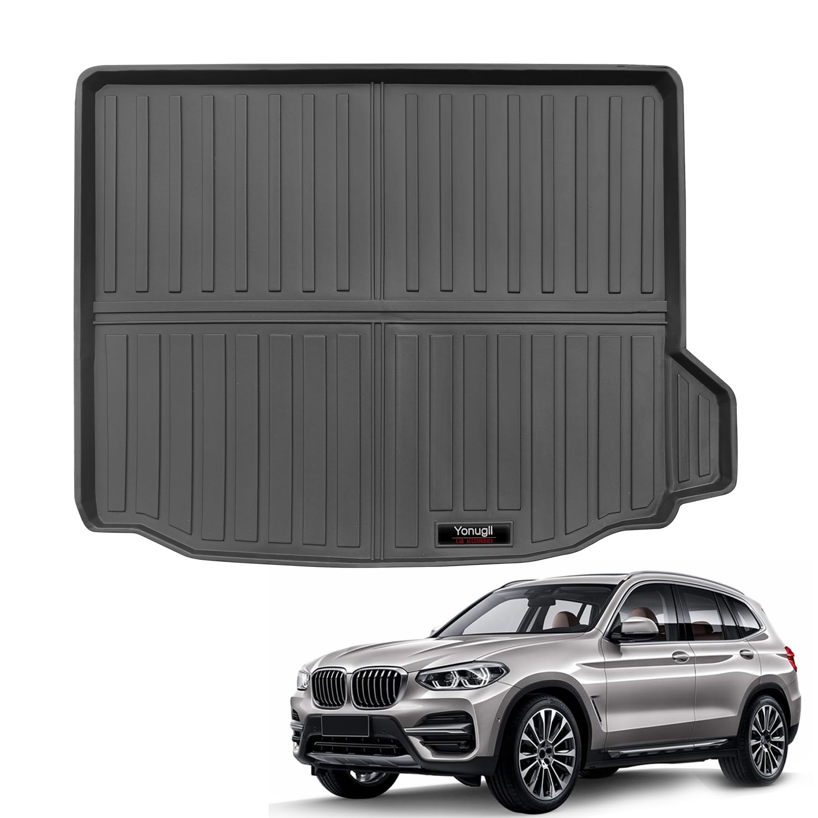 Photo 1 of Custom for 2018-2024 BMW X3 Cargo Mats Trunk Liner All Weather TPE Protection Mat for X3 G01 Accessories (for 2018-2024 BMW X3)