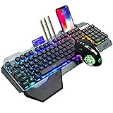 Wireless Gaming Keyboard and Mouse,RGB Backlit