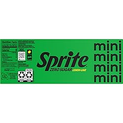 Sprite Zero Sugar Lemon Lime Diet Soda Pop Soft