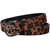 Zhanzong Womens Belts Leopard Print Belt for Women Waist Belts for Jeans