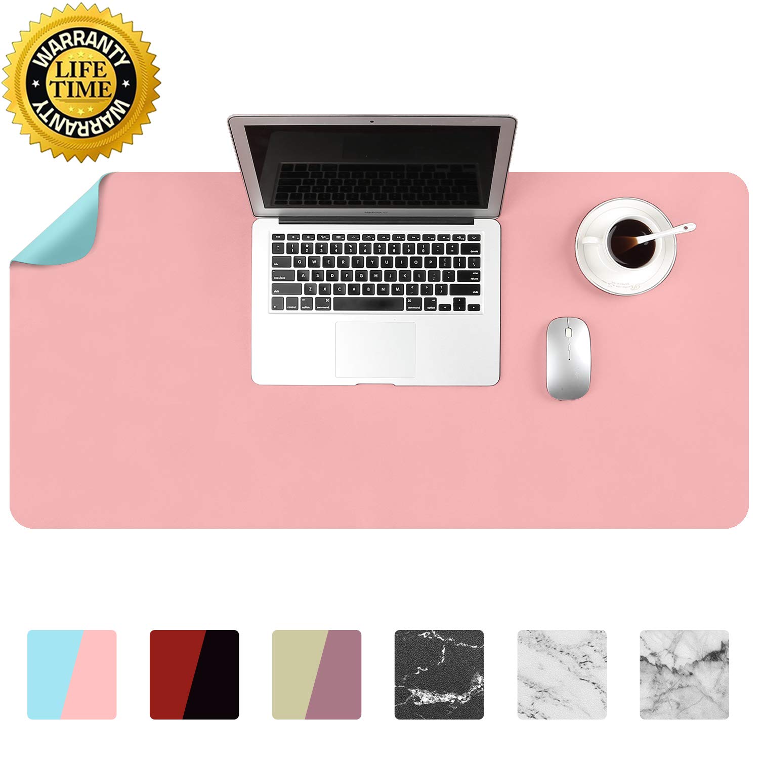 Durable Desks, of Top on Pads Desk Office Large DualSided Protector