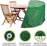 ADEPTNA Heavy Duty Large Round Patio Table Cover 225cm x 98cm view 3