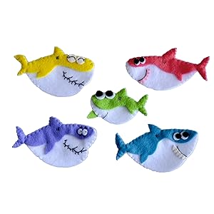 Baby Shark Finger Puppets Set 5 pcs