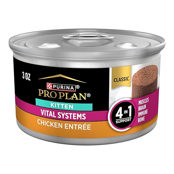 PURINA PRO PLAN VITAL SYSTEMS CHICKEN ENTREED 4-IN-1 WET KITTEN FOOD, 3 OZ.
