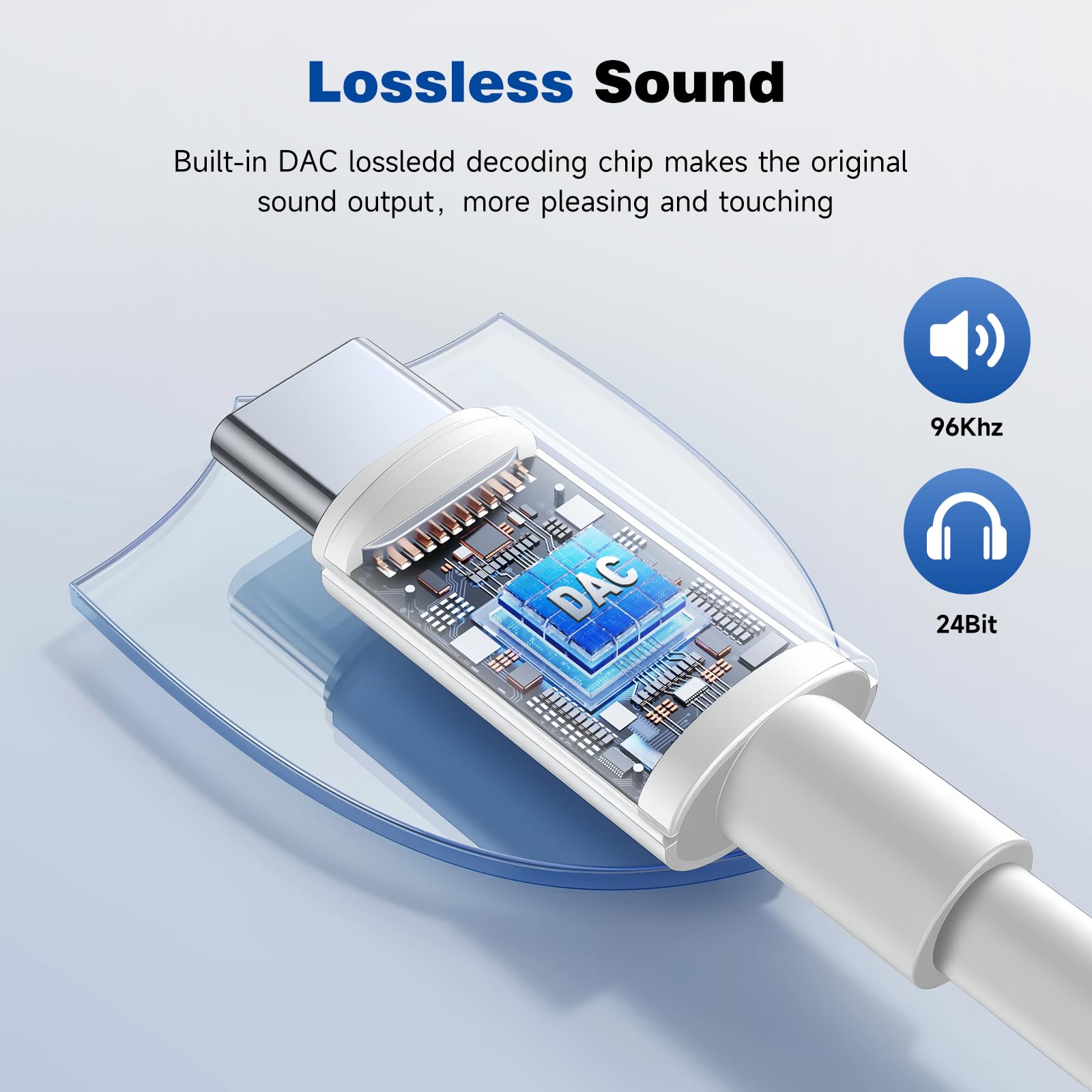 USB C to 3.5mm Headphone Jack Adapter for iPhone17/ iPhone 16/16 Pro/15/15 Pro/Pro Max/Plus, Type C Aux Audio Dongle Cable Cord Compatible with iPad, Samsung Galaxy S23/S23/S22/S21, MacBook（2 Pack）