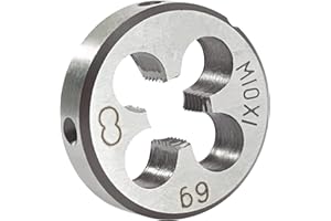 Aceteel M10 x 1 Metric Round Die, Machine Thread Die M10 X 1.0mm Right Hand