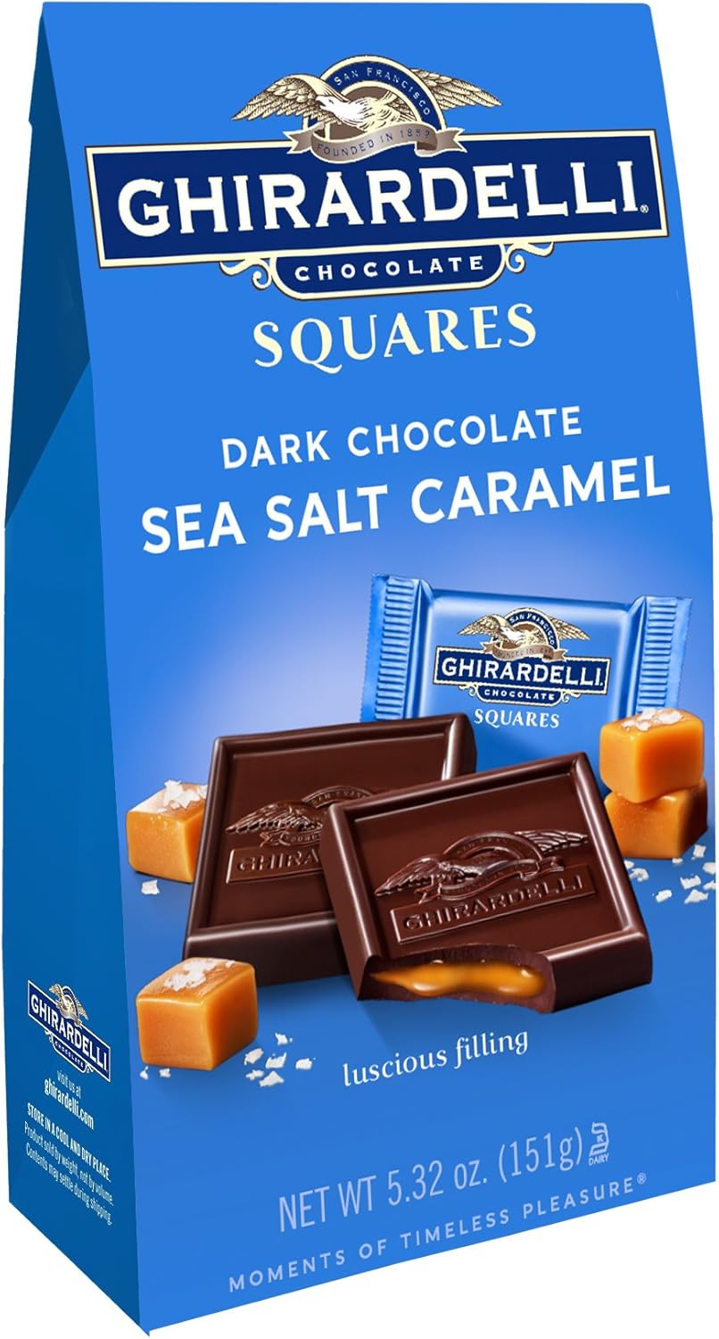 Ghirardelli Dark Chocolate Sea Salt Caramel Bar Nutrition