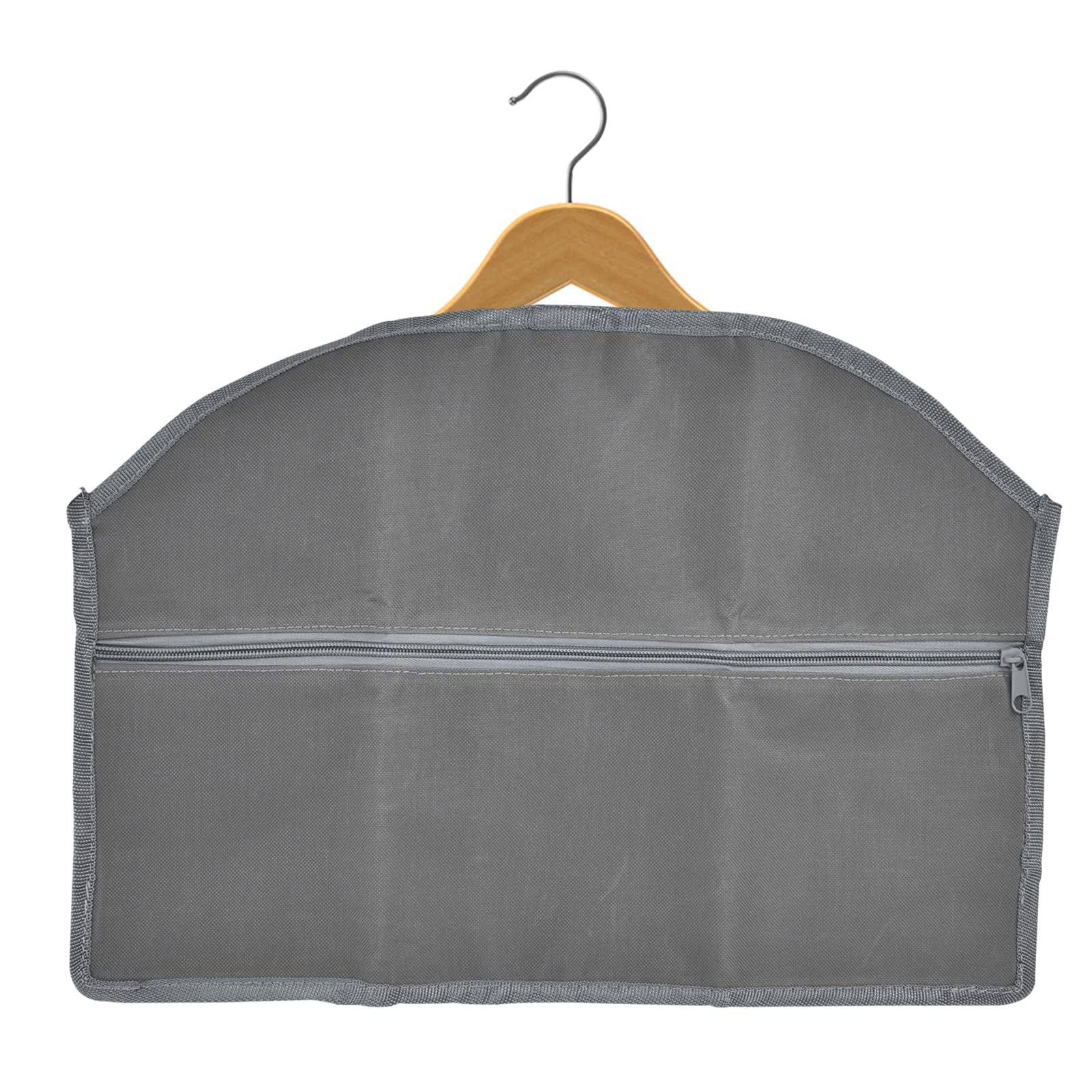 Zipper Hidden Pocket Safe, Hanger Diversion Safe with Lock, Hanger Diversion Safe, Hidden Safe Compartment Hanger Secret Hanging Safe Pouch Bag for Hide Personal Items in Travel