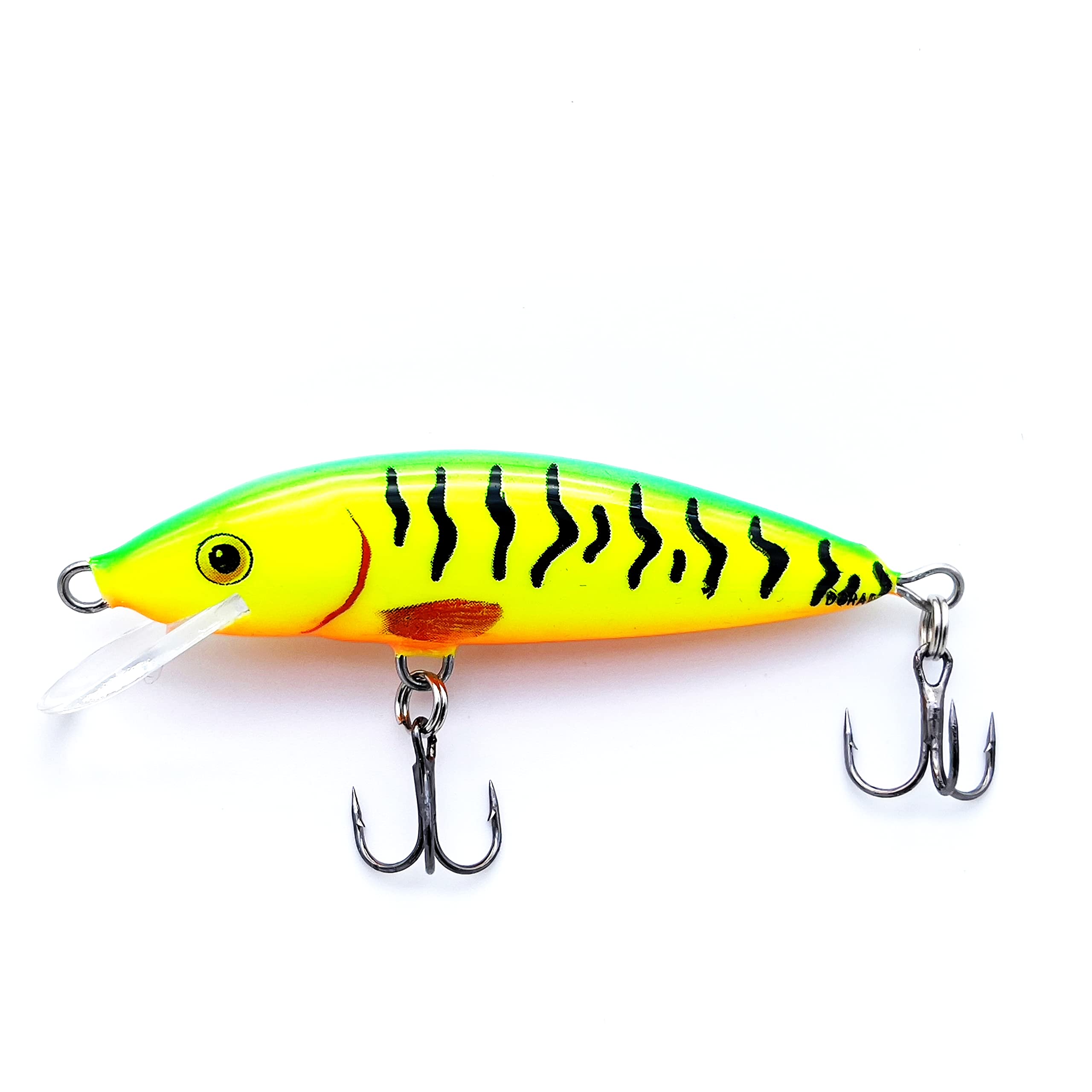 EVERBAY DORADO Wobbler Fishing Lure - Artificial Hard Crankbait - Fishing Tackle, Topwater Life-Like Swimbait for Pike Zander Catfish Trolling and Long Cast in Freshwater, Floating - CLASSIC 7cm FT