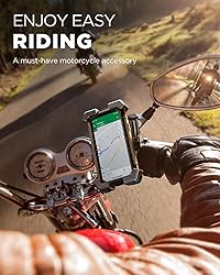 JOYROOM Motorcycle Phone Mount, [Fastest Visualize