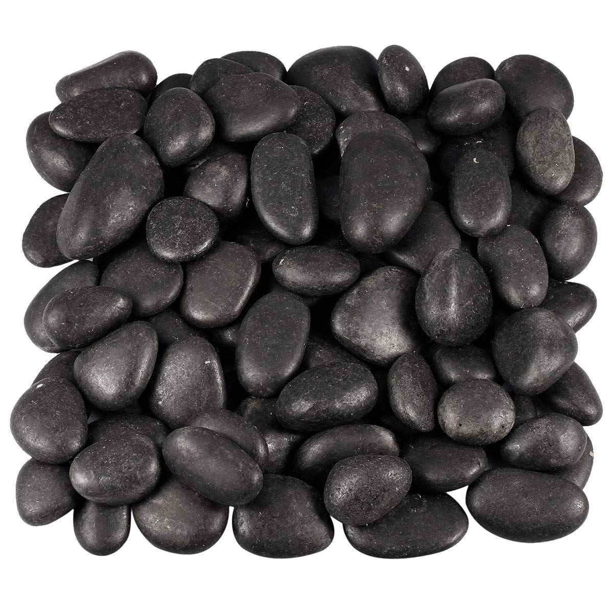 KYEYGWO Aquarium Natural Pebbles River Stones, Decorative Stones and Gravel or Garden Vase Plant Pots Fish Tank 1 Pound