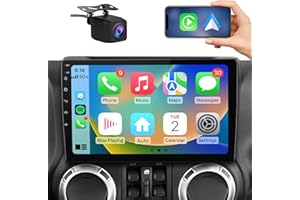 AWESAFE Car Radio Stereo Upgrade 2GB+64GB for Jeep Wrangler JK 2007-2018 Dodge Ram 1500 2500 2009 2010 2011 2012 Grand Cherok