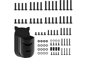 MAOZHREN Universal TV Mount Screws Kit Includes M4 M5 M6 M8 Screws, Washers, for Samsung TCL Hisense LG Vizio Onn Sony Toshiba Insignia Westinghouse TV Mounting Hardware Kit with Remote Control Holder