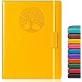 Biuwory Lined Journal Notebook for Women Men,256 Pages B5 Large Hardcover Leather Journals for Writing,Travel,Business,Work,School,College Ruled Notebooks for Note Taking,Diary Notepad 7.8"×10.2"