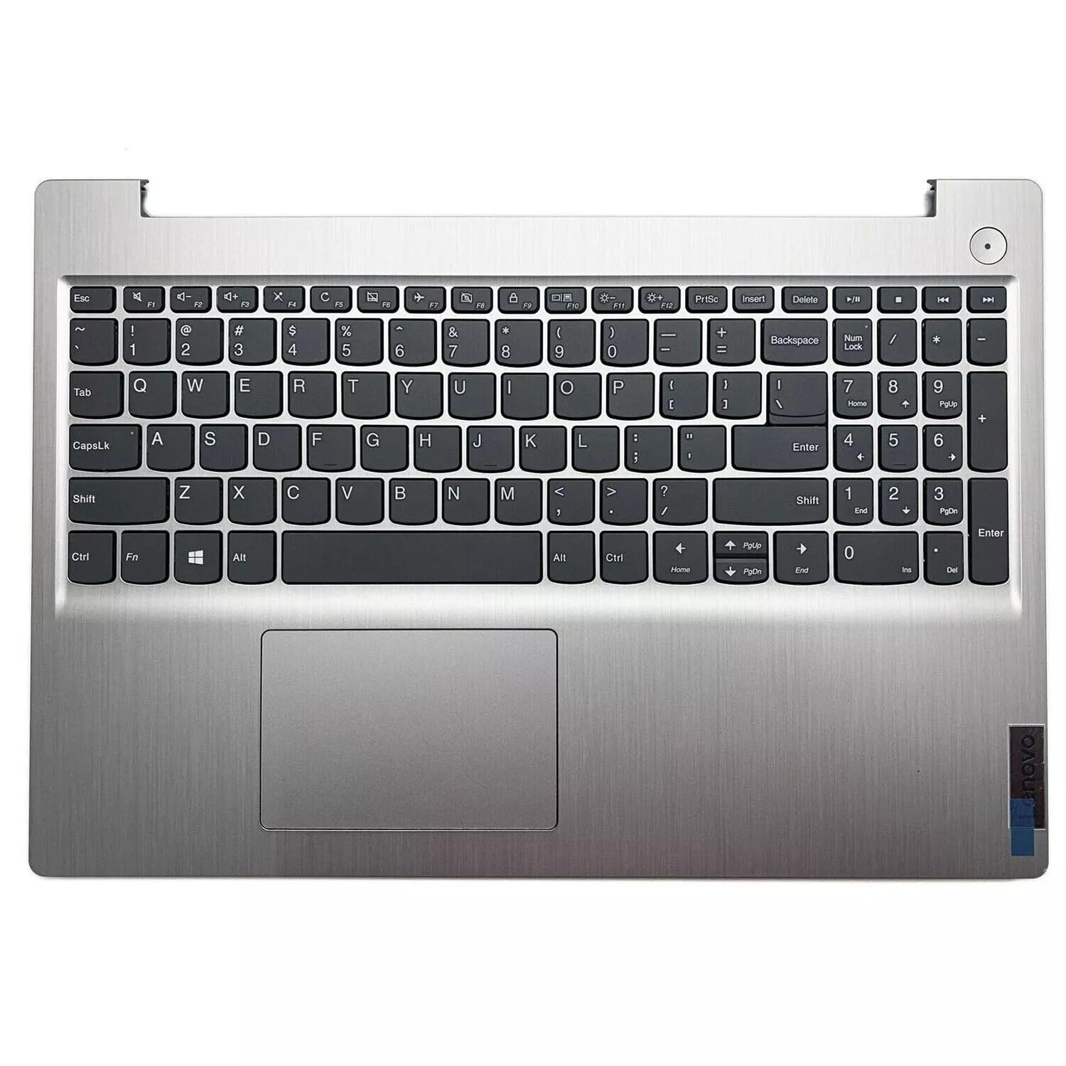 Photo 1 of Wzqrps New Replacement for Lenovo IdeaPad 3-15 3-15IIL05 3-15ADA05 3-15IML05 Laptop Upper Case Palmrest Non-Backlit Keyboard Touchpad Assembly Part 5CB1D03689 5CB0X57656 Silver