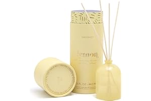 Paddywax Petite Collection Scented Oil Reed Diffuser, Mini - 1.5-Ounce, Yellow-Meyer Lemon